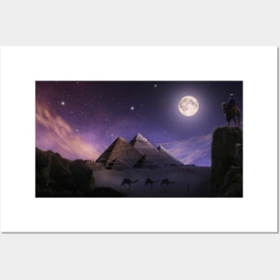 Egyptian Night Sky Posters and Art